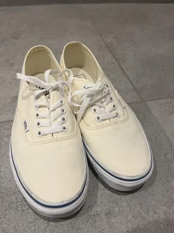 Vans 크림색 캔버스 스니커즈 29cm