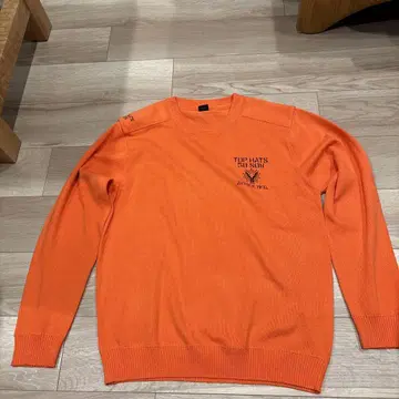 AVIREX 오렌지 스웨터 L