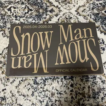 Snow Man 공식 달력 2025-2026