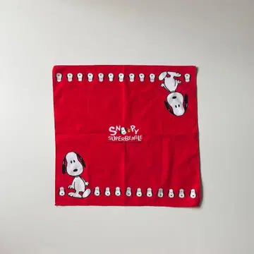 [ 50-60s vintage ] 스누피 PEANUT 반다나 손수건