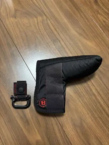 브리핑 퍼터 핑형 골프헤드커버 블랙 그림락 포함