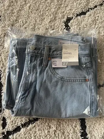 GAP 울트라 소프트 배럴 레그 데님 택 포함 새상품 27