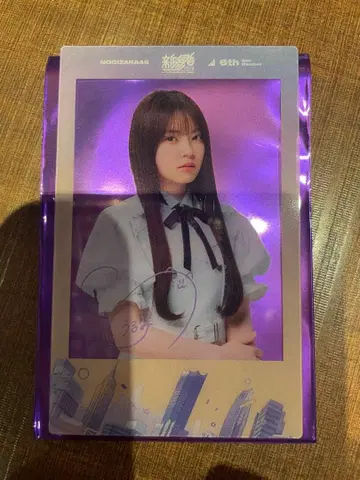 노기자카46 모리히라 레이신 신참자 폴라로이드풍 클리어 카드