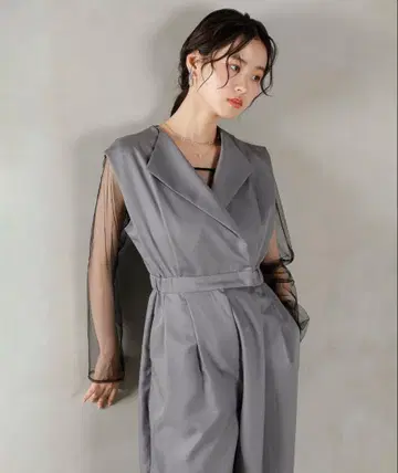 카나 스탠드아웃 컬러 팬츠 드레스 S