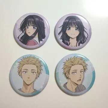 TSUTAYA 카와사키 캔뱃지 와구리 카오루코 츠무기 린타로