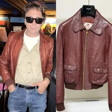 에디 착용 vintage 가죽 hedi slimane 에디 슬리먼