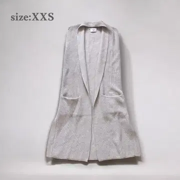 베스트 겉옷 니트 가디건 롱 스웨터 새상품 미사용 슬리브리스