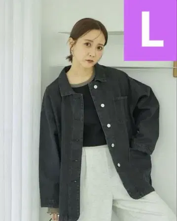시마무라 mysa 다나카 리나 데님 자켓 중간 블랙 L