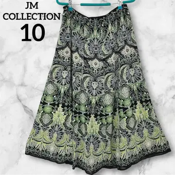 고품질 JM COLLECTION [10] 플레어 스커트 에스닉 A라인