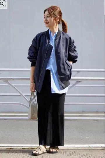 JOURNAL STANDARD 리버서블 MA-1 네이비 FREESIZE