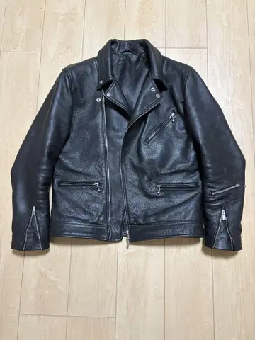 더블 라이더스 자켓 카프 레더 L 사이즈