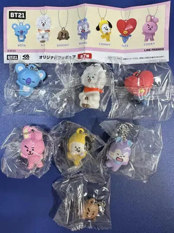 쿠라스시 BT21 오리지널 피규어 컴플리트 세트