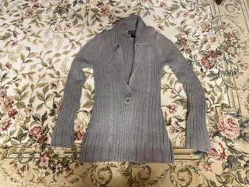 [ MANGO ] 니트 자켓 (그레이)