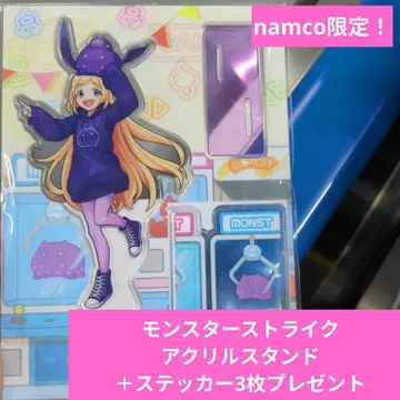 몬스터 스트라이크 x namco 아크릴 스탠드 + 덤 스티커