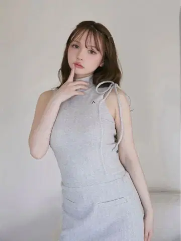 ANDMARY 레이첼 리본 세트업 안도마리