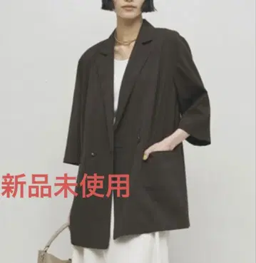 GALLARDAGALANTE 하프 슬리브 자켓 다크 브라운