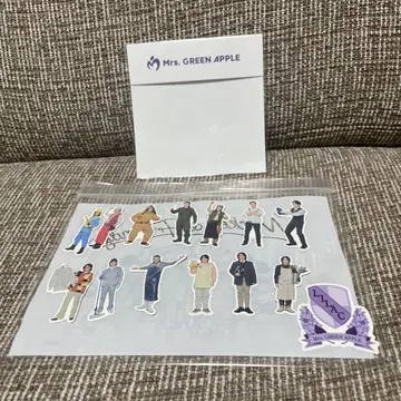 미세스 그린애플 라일락 스티커 세트
