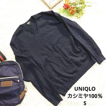 [ UNIQLO ] 캐시미어 100% 니트/스웨터 ( S ) 네이비