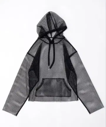 MAISON SPECIAL Diamond MeshHoodie