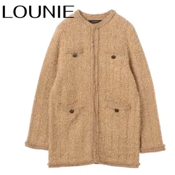 LOUNIE 루니 트위드 니트 자켓