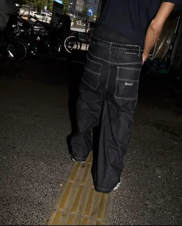 BU DOUBLE KNEE DENIM PANTS Bless U