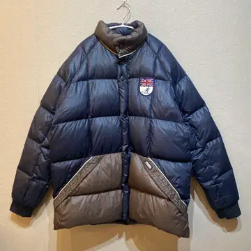 PUFFA 다운 자켓 네이비 브라운