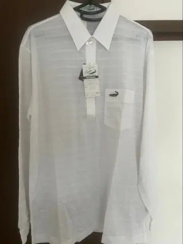 Crocodile 화이트 긴팔 셔츠 F31