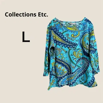 Collections Etc. 페이즐리 무늬 튜닉