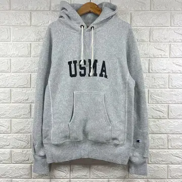 챔피온 USMA 후드티 리버스 위브 M 파랑 택 복각 맨투맨