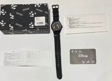 디즈니 미키 밀리터리 워치 손목시계 나일론 벨트 캐주얼