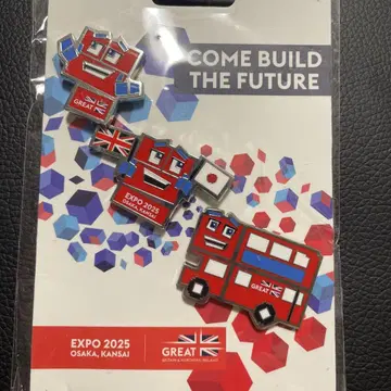 영국 피크스 EXPO 2025 핀배지 세트 오사카 간사이 박람회