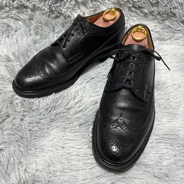 REGAL/리갈 25.5cm 임페리얼 그레이 윙팁 주름 가공