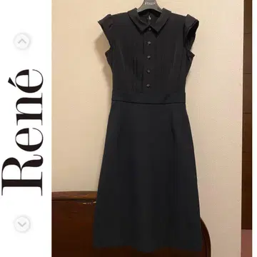 새상품급 Rene 34 이소재 블랙 네이비 계열 원피스