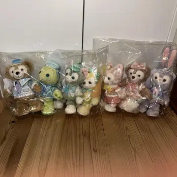 더피&프렌즈 20주년 컬러풀 해피니스 포지 플러시 7인 세트