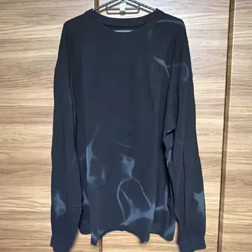 Matin Avenir 블랙 타이다이 패턴 트레이닝복 XXL