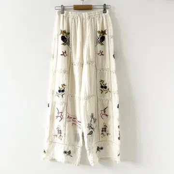 todayful Embroidery Patchwork Trousers