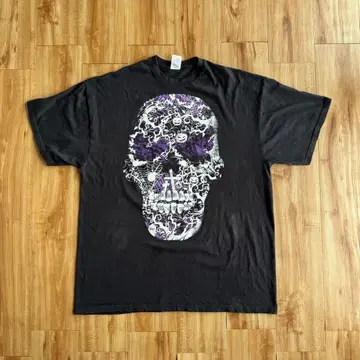 Skulls Graphic 00s~ 셔츠 2XL DELTA 블랙