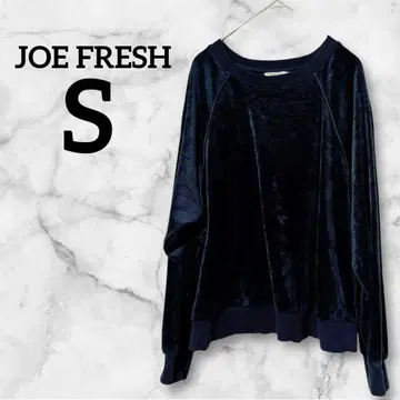 새상품급 JOE FRESH 네이비 벨벳 트레이닝복 S/P