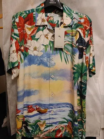 TOMMY BAHAMA 타미바하마 크리스마스 알로하 셔츠