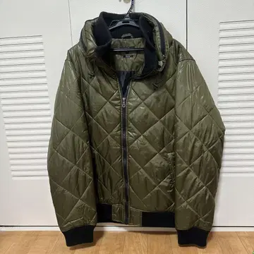 George 퀼팅 자켓 3L 올리브 그린