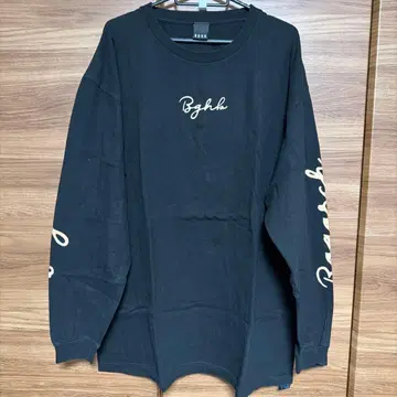바거치 블랙 남성용 긴팔 티셔츠 XL