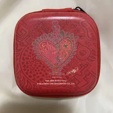 hide 60th Anniversary 이어폰 케이스 소품함 미니 파우치