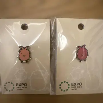 아이치 엑스포 아이치 만박 핀 배지 핑크 킷코로 2색 (모리조)