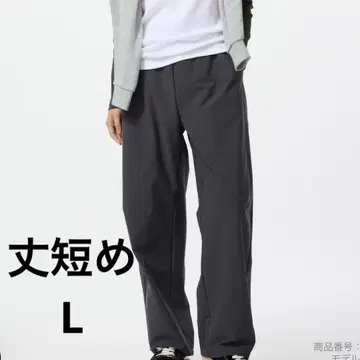 유니클로 저지 커브 팬츠 기장 짧음 L