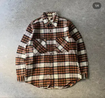 레어 80's Bigmac StJohn'sBay 헤비 플란넬