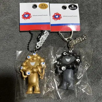 오사카 간사이 만박 블랙 미야쿠미야쿠 입체 PVC 키링 새상품