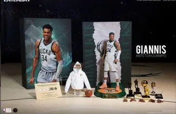 새상품 1/6 야니스 아데토쿤보 액션 피규어 엔터베이 NBA