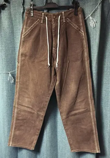 Lee 브라운 데미지 빈티지 데님