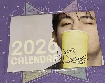 BTS 테테 V 2026년 최신 버전 벽걸이 달력 2