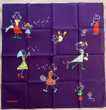 사자에 씨 복각판 하세가와 마치코 디자인 반다나